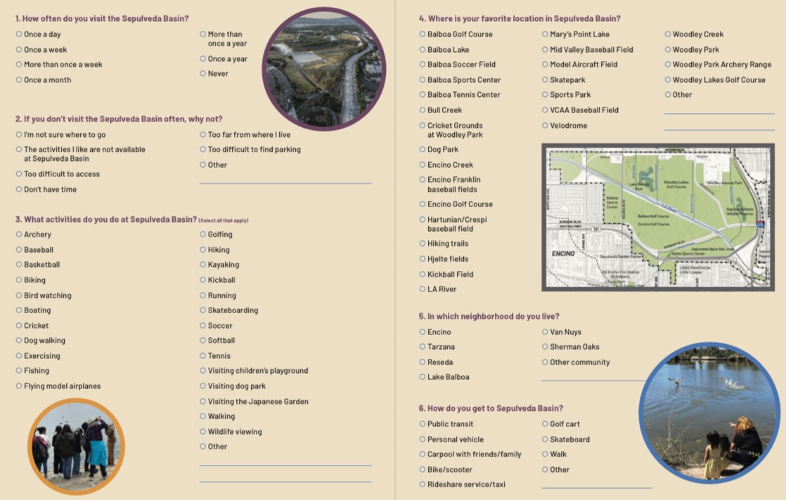 Sepulveda Basin Vision Plan Survey Reminder